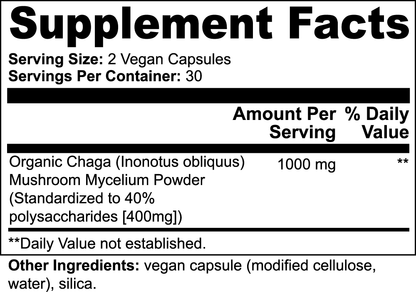 Chaga Mushroom 100 mg