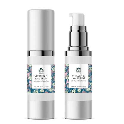 Vitamin C 10% Serum with Hyaluronic Acid, Agave Stem Cells and Cactus Pear